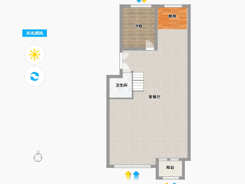 吉林省-延边朝鲜族自治州-嘉和依湖居-94.82-户型库-采光通风