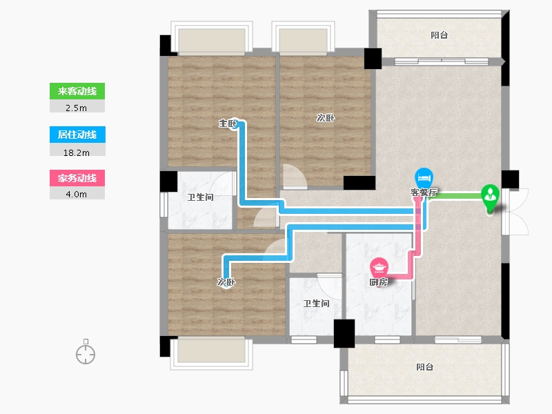 广西壮族自治区-梧州市-江河1号-102.35-户型库-动静线