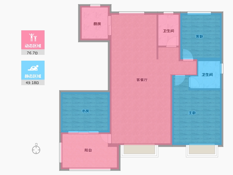 山西省-临汾市-晋瑞驿都-114.00-户型库-动静分区