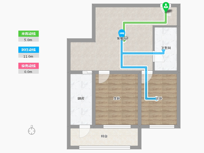 吉林省-四平市-四平巨展幸福里-63.28-户型库-动静线