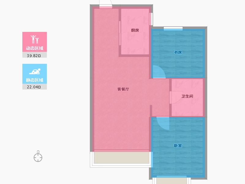 辽宁省-大连市-中国铁建海语城-55.58-户型库-动静分区