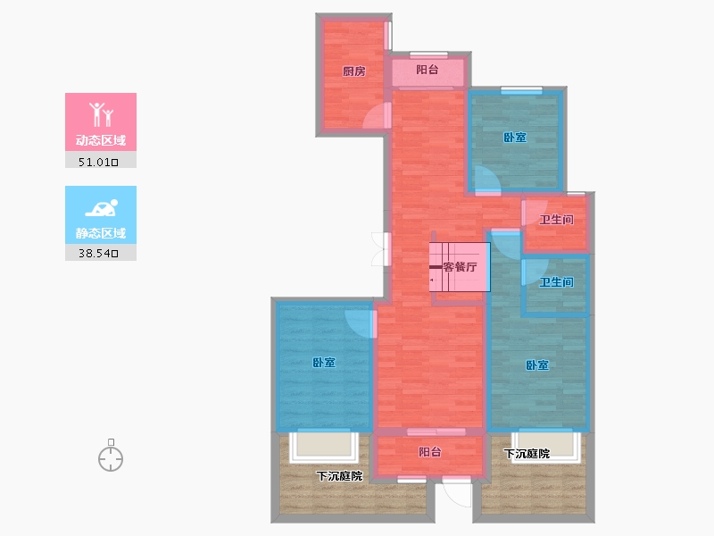 河北省-保定市-中尚泊心湾-94.01-户型库-动静分区