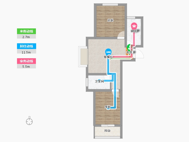 河北省-保定市-涿州惠友万悦城-51.19-户型库-动静线