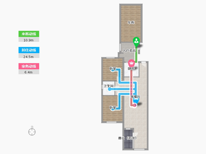 辽宁省-抚顺市-丰远泗水玫瑰城-89.05-户型库-动静线