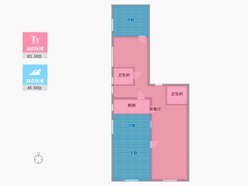 河北省-廊坊市-国泉城翰林府-115.20-户型库-动静分区