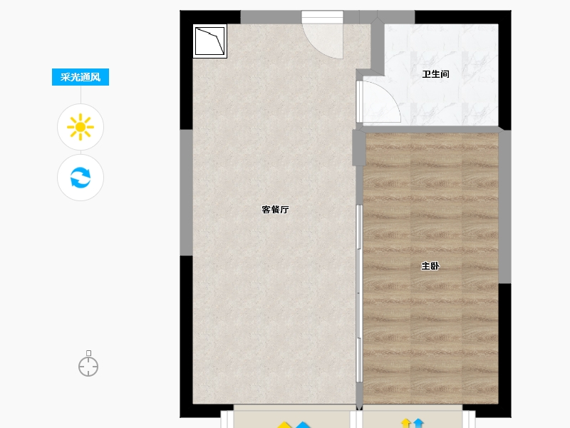 内蒙古自治区-呼和浩特市-恒大城-40.82-户型库-采光通风