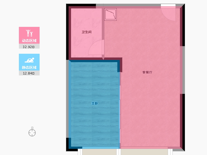 内蒙古自治区-呼和浩特市-恒大城-41.22-户型库-动静分区