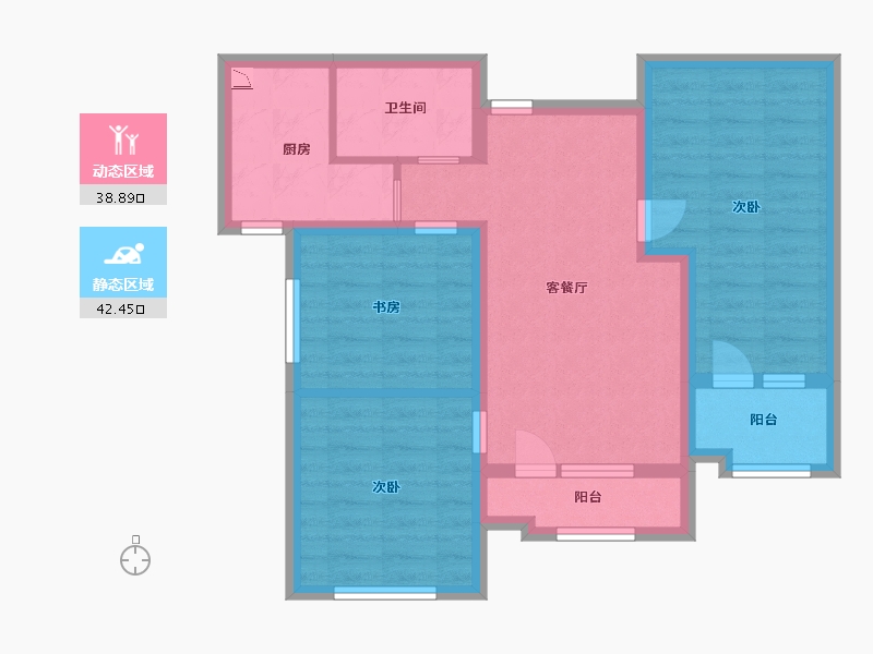 河北省-廊坊市-京畿檀宫-71.20-户型库-动静分区