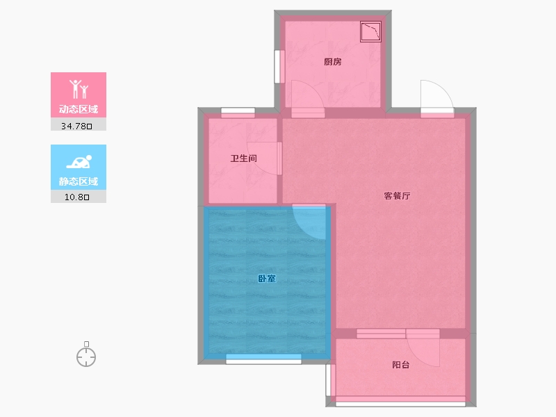 辽宁省-葫芦岛市-比基尼小镇-39.78-户型库-动静分区