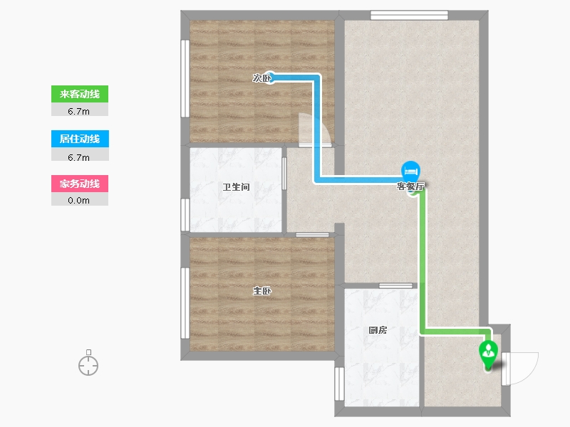 河北省-廊坊市-潮白河孔雀城青创天地-72.00-户型库-动静线