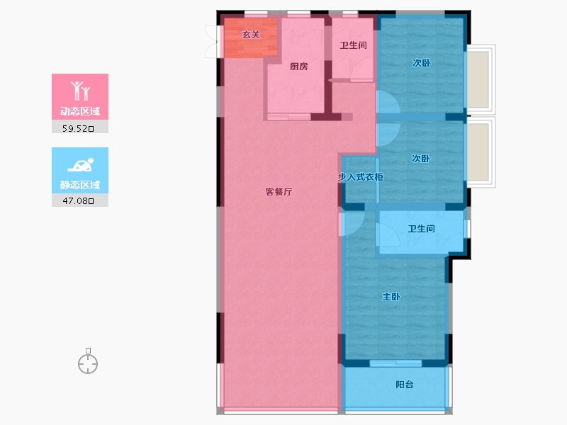 云南省-曲靖市-华厦金源-95.06-户型库-动静分区