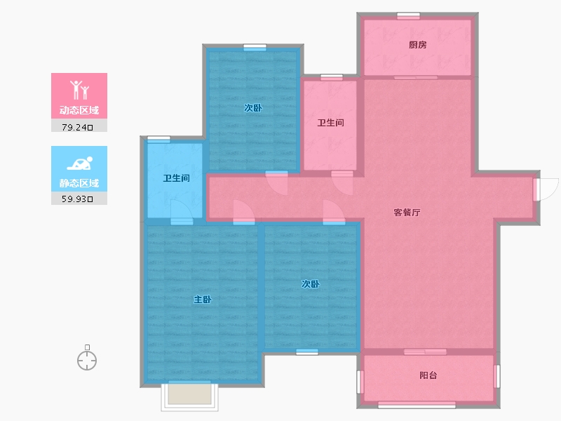 河南省-安阳市-国际御景城-125.00-户型库-动静分区