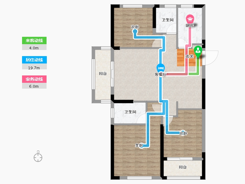 云南省-曲靖市-云溪白鹭-93.51-户型库-动静线