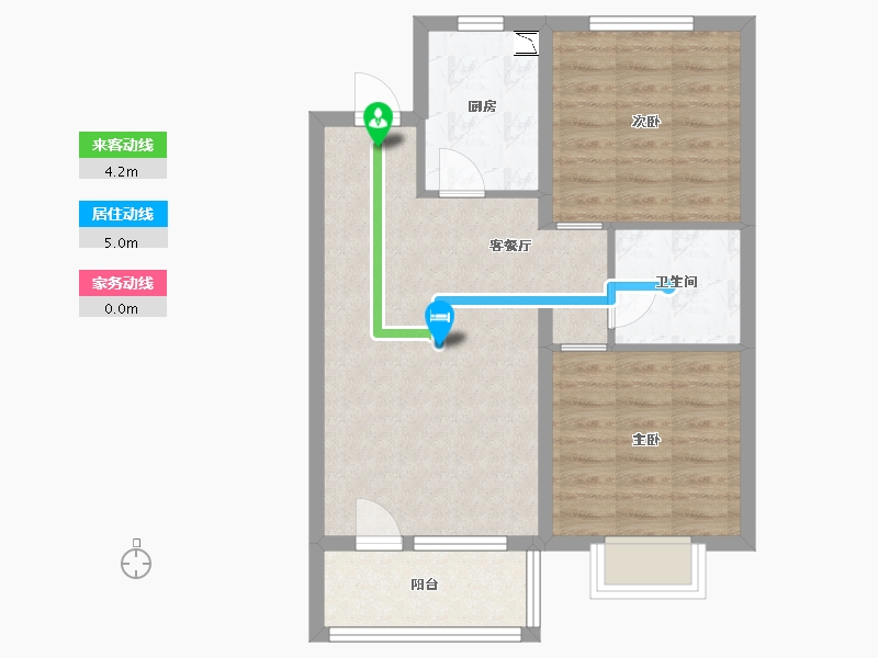 河北省-廊坊市-京畿檀宫-63.20-户型库-动静线