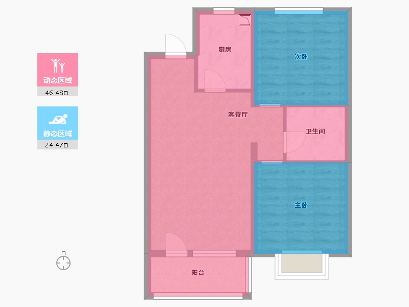 河北省-廊坊市-京畿檀宫-63.20-户型库-动静分区