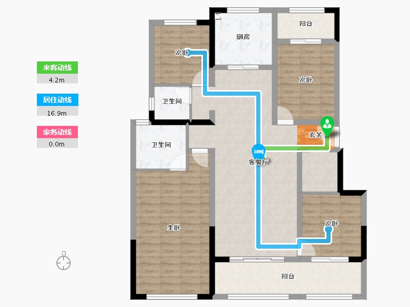 云南省-昆明市-俊发生态半岛滇池俊府-121.34-户型库-动静线