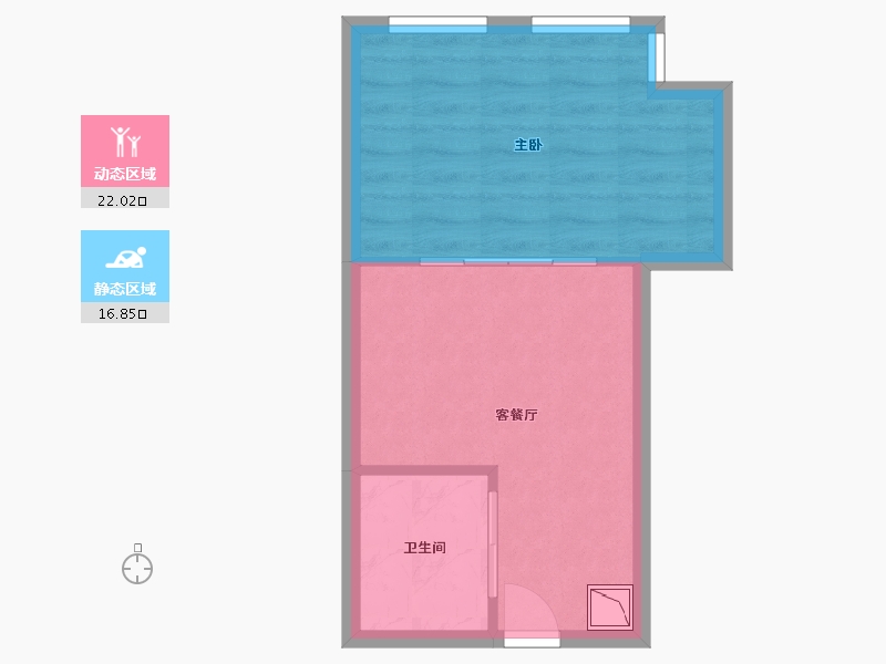 内蒙古自治区-呼和浩特市-振华广场-34.87-户型库-动静分区