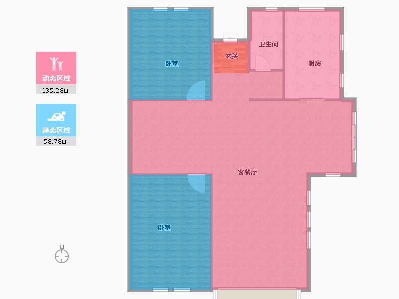 江苏省-南京市-新湖仙林翠谷-184.00-户型库-动静分区