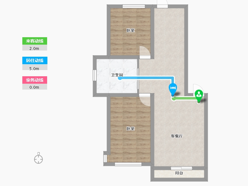 辽宁省-鞍山市-富甲天下-67.42-户型库-动静线