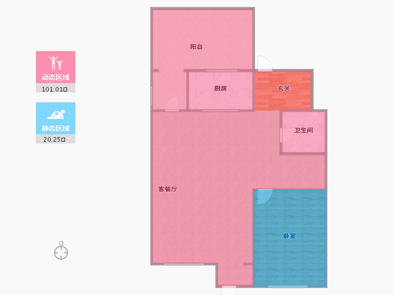 辽宁省-盘锦市-纳帕溪谷·瑞府-115.56-户型库-动静分区