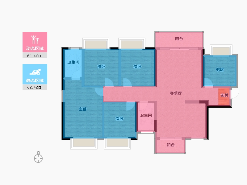 广西壮族自治区-柳州市-联发·君悦天成-112.31-户型库-动静分区