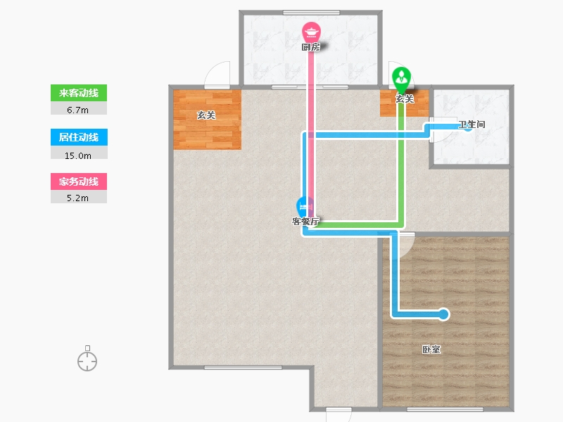 辽宁省-盘锦市-纳帕溪谷·瑞府-103.58-户型库-动静线