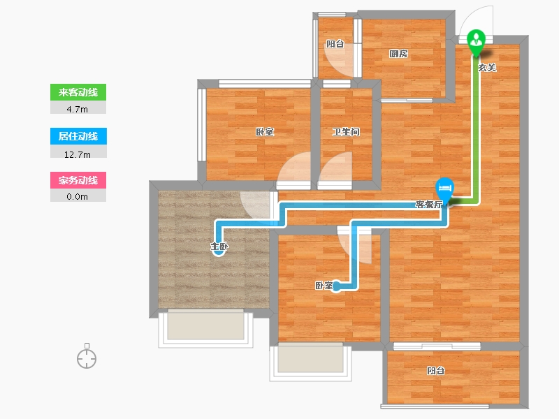 广西壮族自治区-柳州市-彰泰欢乐颂-74.84-户型库-动静线