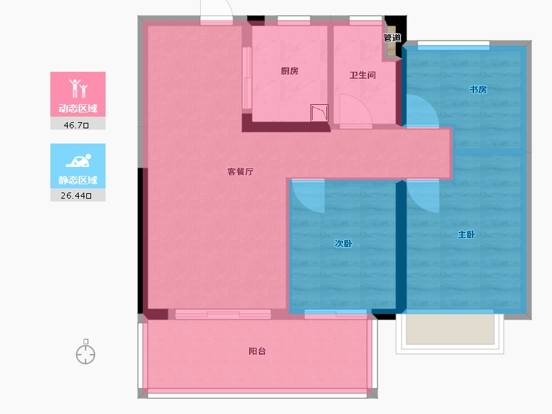 广西壮族自治区-梧州市-梧州城际空间站-65.46-户型库-动静分区