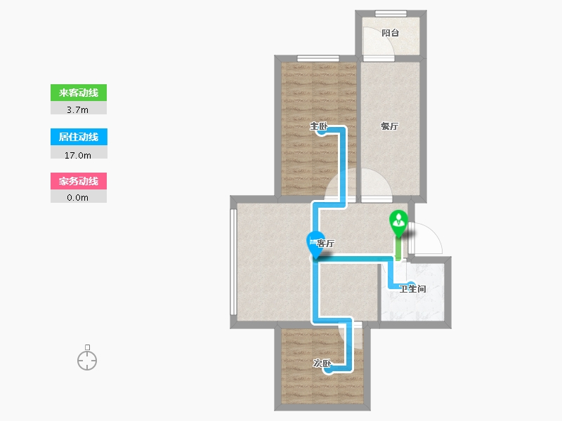 黑龙江省-牡丹江市-上东壹品-67.01-户型库-动静线