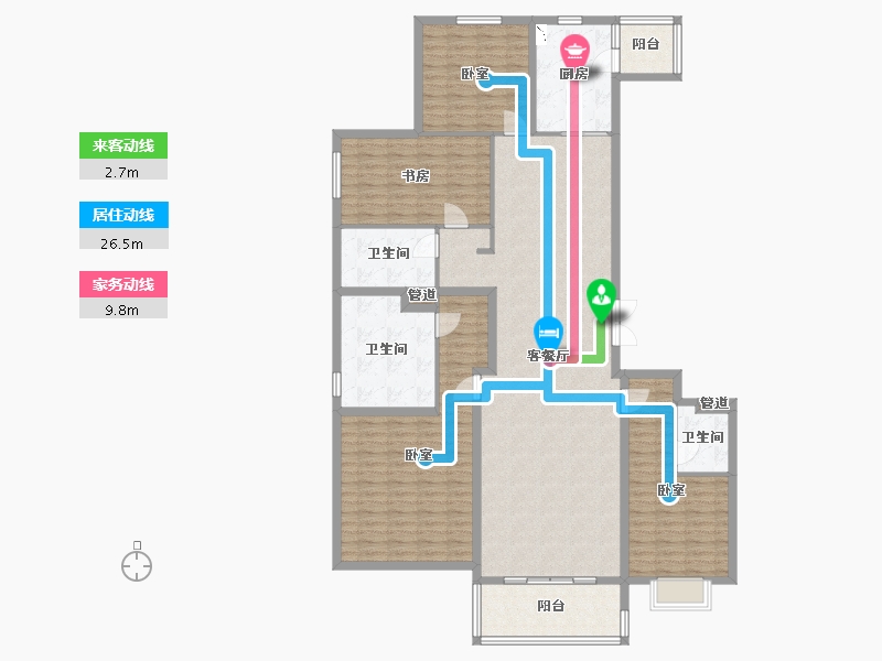 山西省-太原市-太原恒大天宸-171.79-户型库-动静线