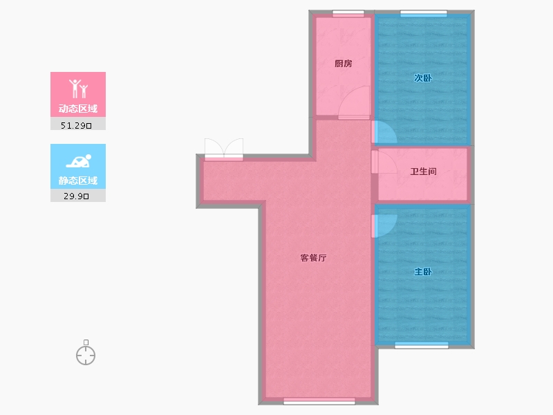 黑龙江省-牡丹江市-紫金城-73.01-户型库-动静分区