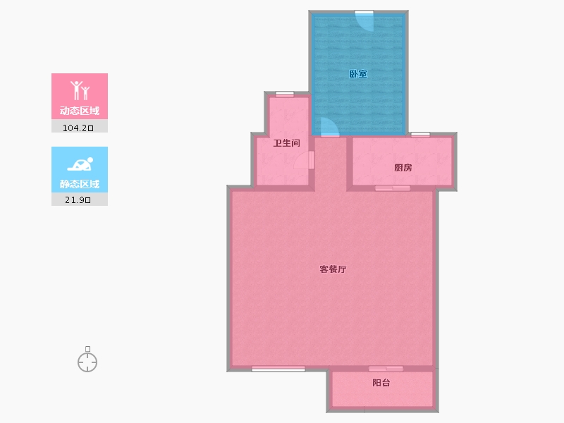 江苏省-南京市-中南山锦花城-116.00-户型库-动静分区