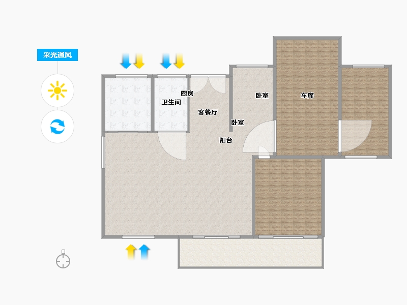 江苏省-南京市-锦隆花园•御山墅-288.90-户型库-采光通风