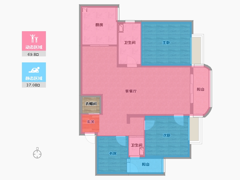 云南省-昆明市-江东境界-97.44-户型库-动静分区