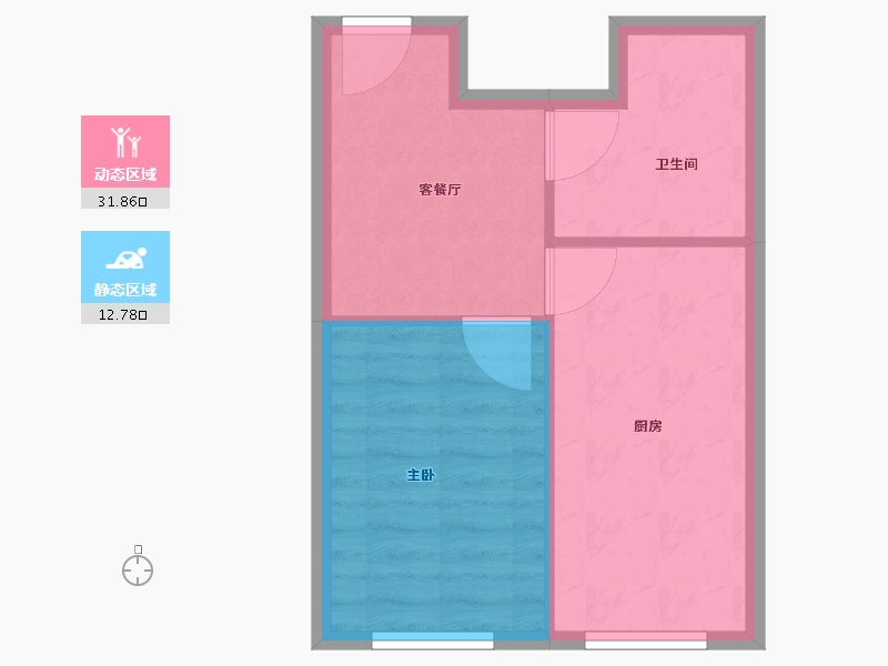 黑龙江省-哈尔滨市-华居水木天成-40.22-户型库-动静分区