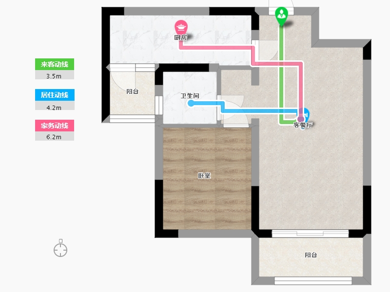 云南省-西双版纳傣族自治州-融创西双版纳旅游度假区-47.94-户型库-动静线