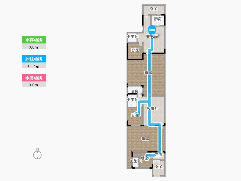 辽宁省-营口市-五矿铂海院子-239.72-户型库-动静线