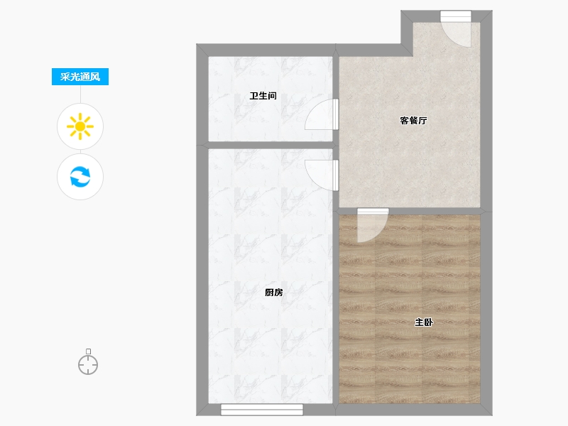 黑龙江省-哈尔滨市-华居水木天成-39.78-户型库-采光通风