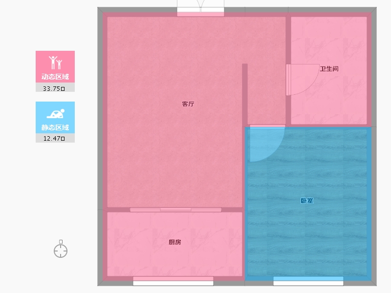 黑龙江省-佳木斯市-万公馆-42.06-户型库-动静分区