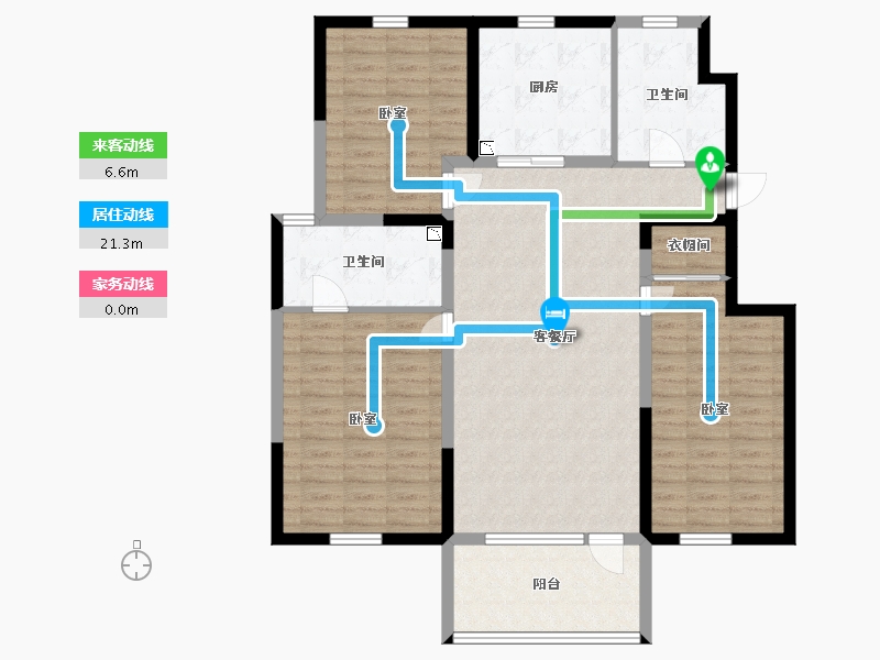 辽宁省-营口市-保利五月花-114.35-户型库-动静线