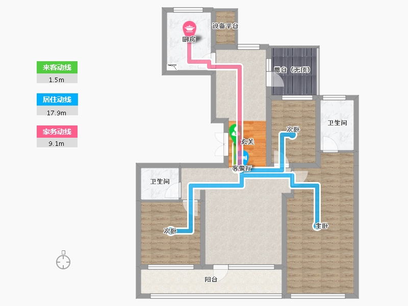 河北省-邢台市-皓顺和-109.11-户型库-动静线