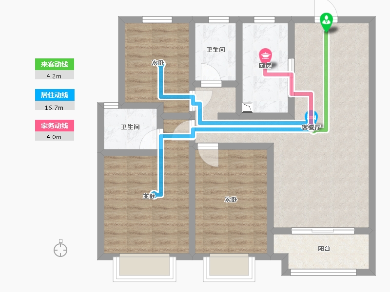 河北省-廊坊市-金地逸景-82.27-户型库-动静线