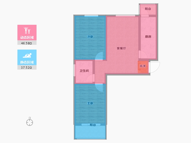 河北省-保定市-林生自然城-75.00-户型库-动静分区