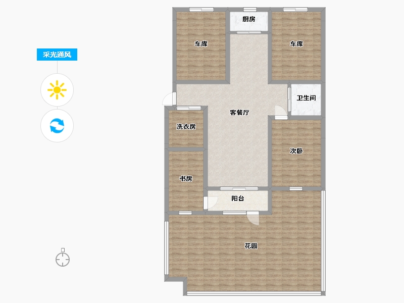 吉林省-延边朝鲜族自治州-大信丽水家邑-151.02-户型库-采光通风