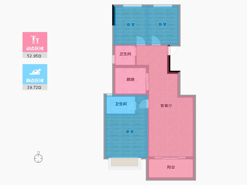 云南省-昆明市-滇池府-83.04-户型库-动静分区