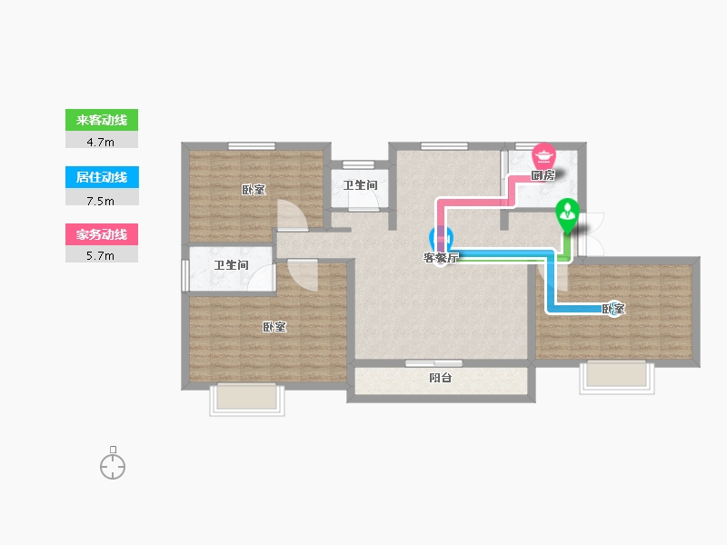 河北省-邢台市-东昇华府-97.01-户型库-动静线