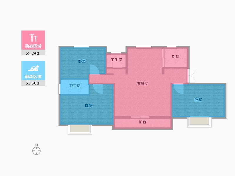 河北省-邢台市-东昇华府-97.01-户型库-动静分区