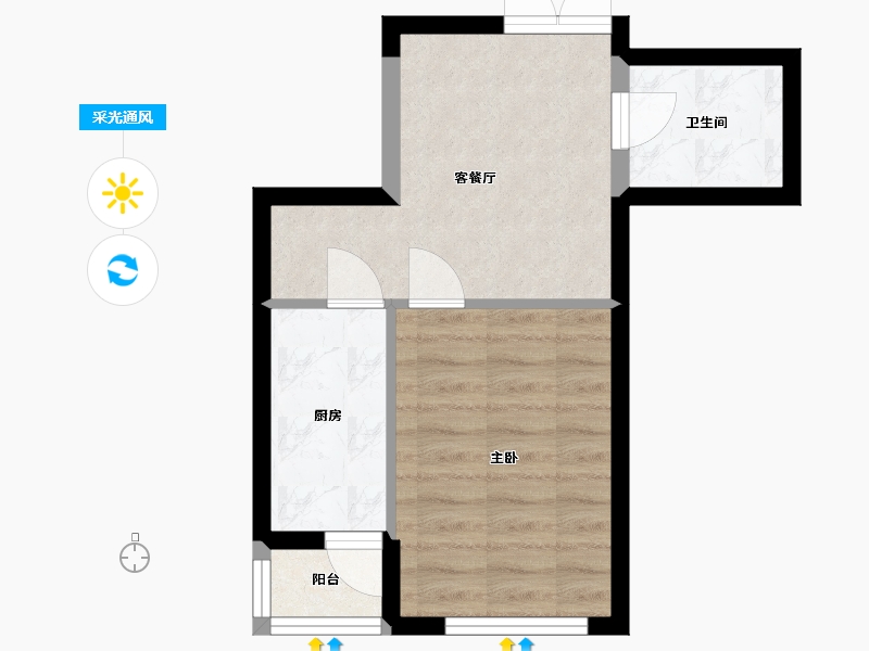 辽宁省-抚顺市-滨江景苑-37.55-户型库-采光通风