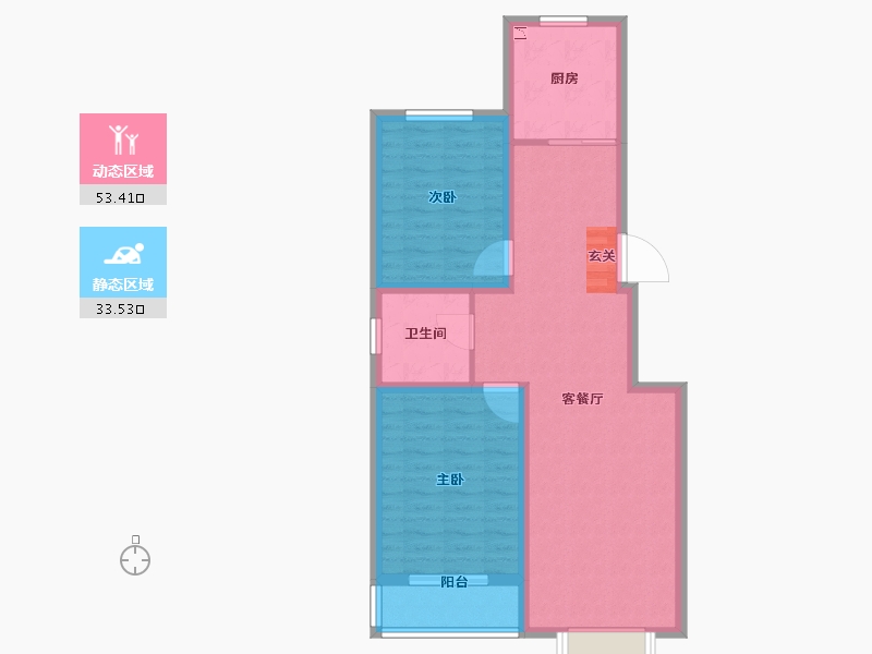 河北省-保定市-格兰郡-77.90-户型库-动静分区