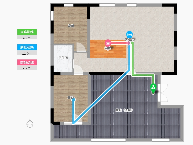 河北省-廊坊市-新绎上水颐园-106.91-户型库-动静线